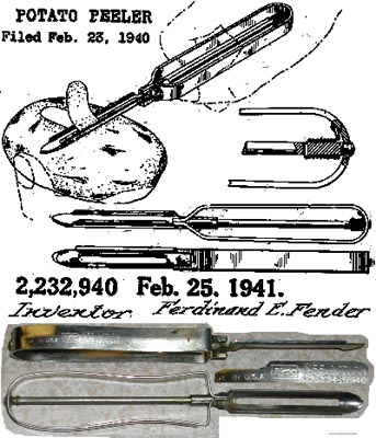 potato peeler history